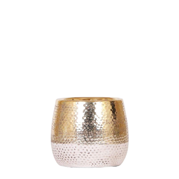 Elite-Gold-Ziertopf – Luxus-Accessoire