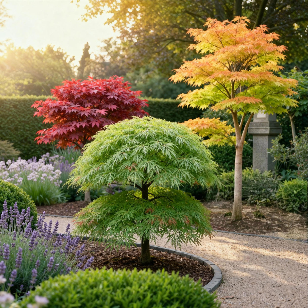 Livraison plante Acer palmatum Tricolour – Lot de 3 – Pot 12 cm
