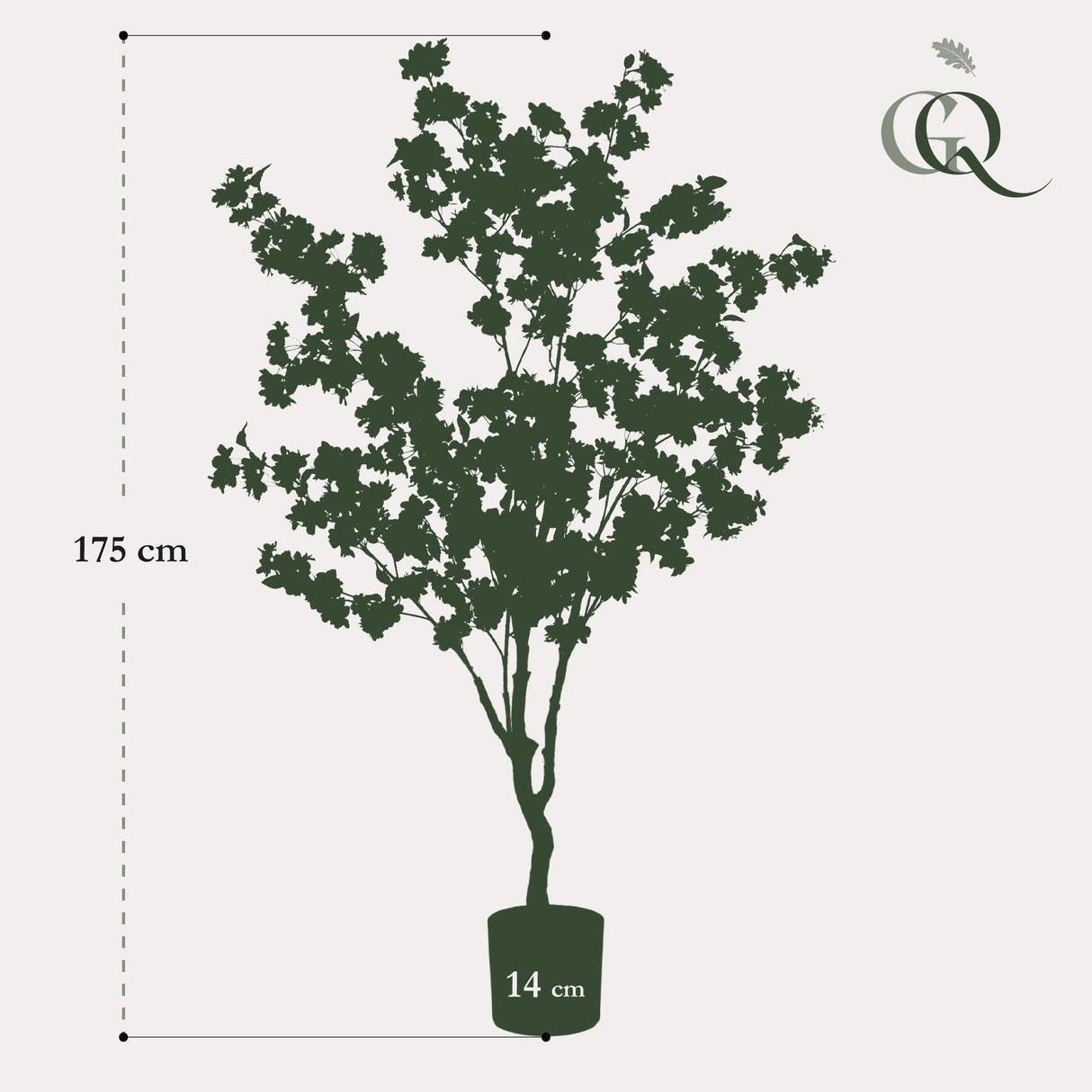 Livraison plante Cerisier en fleurs artificiel