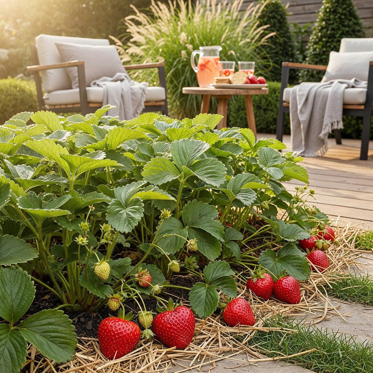 Livraison plante Fraise Fragaria Elvira – Lot de 6 – Pot 9 cm