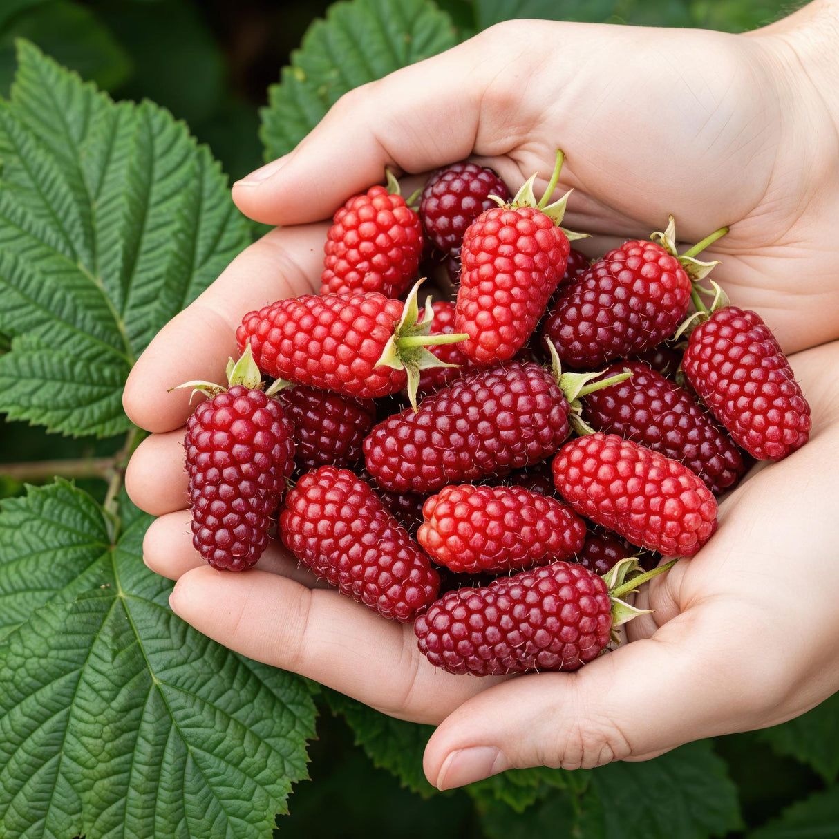 Livraison plante Mûrier - framboisier Tayberry – Lot de 6 – Pot 9 cm