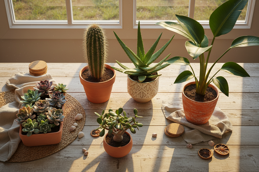 Top 5 des plantes d'intérieur qui adorent le soleil direct et la chaleur