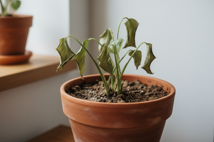 Signes de soif : comment savoir si ma plante d'intérieur souffre de déshydratation ?