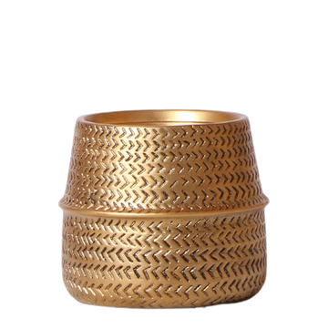 Goldener Blumentopf - Ø9cm