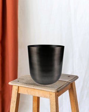 Zwarte plantenpot d20cm