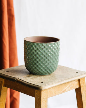 Cache pot  - RELIEF VERT