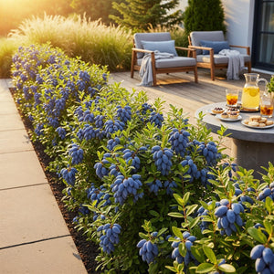 Livraison plante Chèvrefeuille comestible Kamtschatica – Lot de 3 – Pot 9 cm