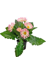 Livraison plante Gerbera artificiel rose