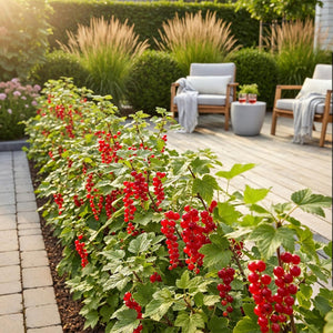 Livraison plante Groseillier Jonkheer van Tets – Lot de 6 – Pot 9 cm