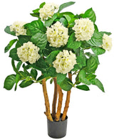 Livraison plante Hortensia artificiel blanc