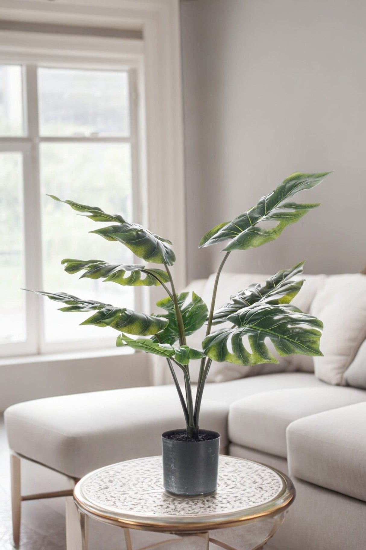 Livraison plante Monstera Deliciosa plante artificielle - h110cm, Ø13cm