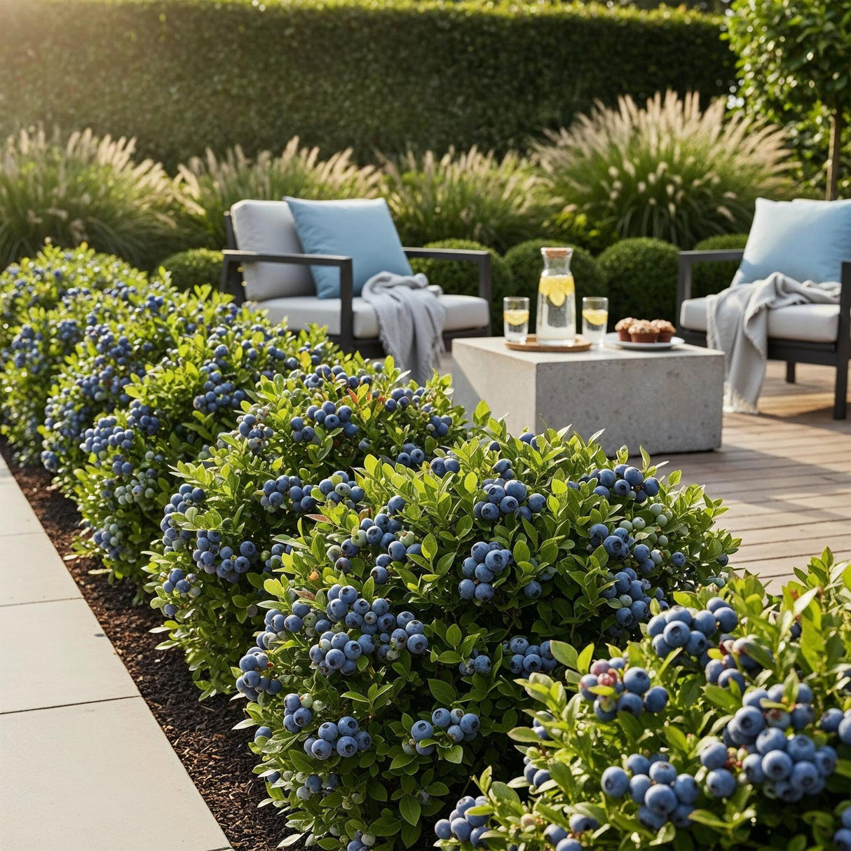 Livraison plante Myrtillier Goldtraube – Lot de 3 – Pot 9 cm