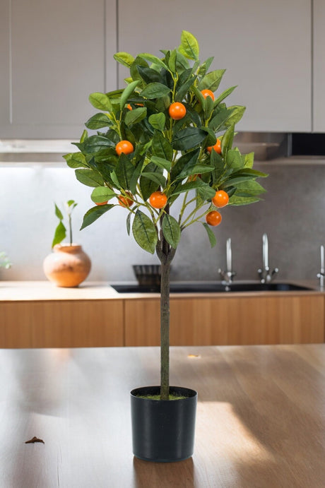 Livraison plante Oranger plante artificielle - h75cm, Ø12cm