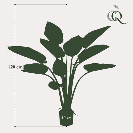 Livraison plante Philodendron plante artificielle - h120cm, Ø14cm