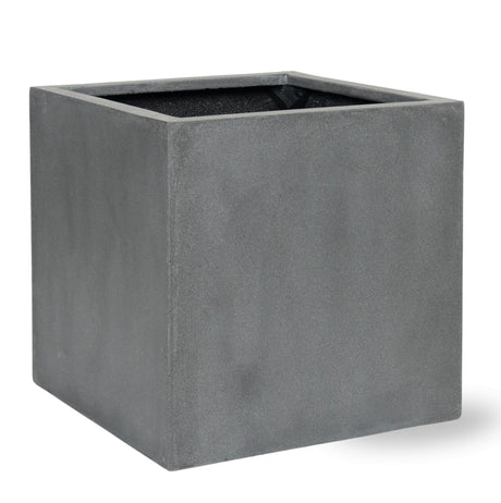 Livraison plante Pot Block gris 34cm