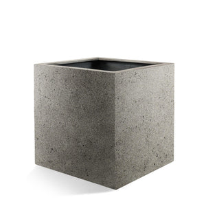 Pot Cube Gris 40 cm