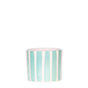 Livraison plante Pot décoratif Painted Stripe - Turquoise