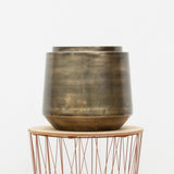 Livraison plante Pot Vintage Indigo Or 24 cm