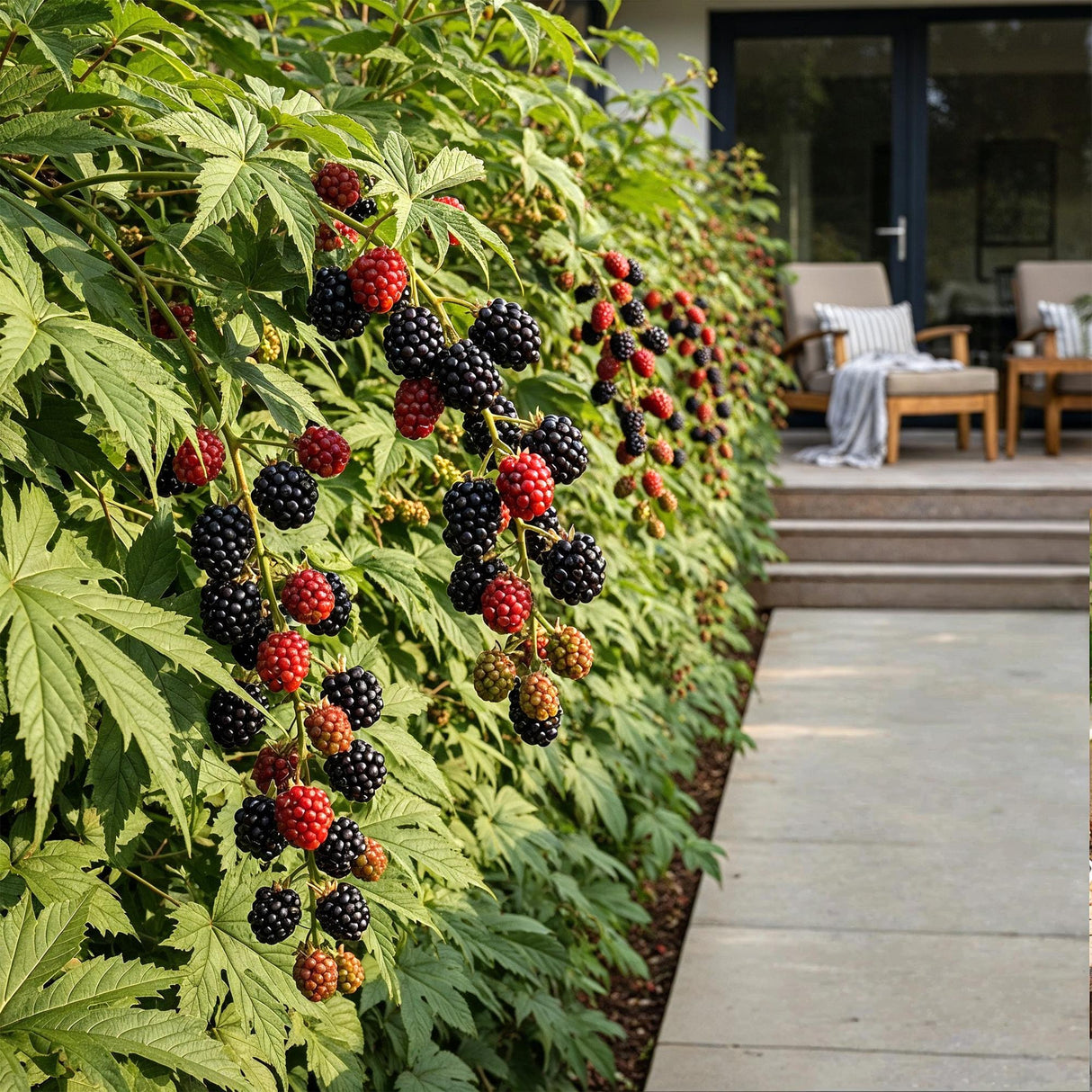 Livraison plante Ronce Thornless Evergreen – Lot de 6 – Pot 9 cm