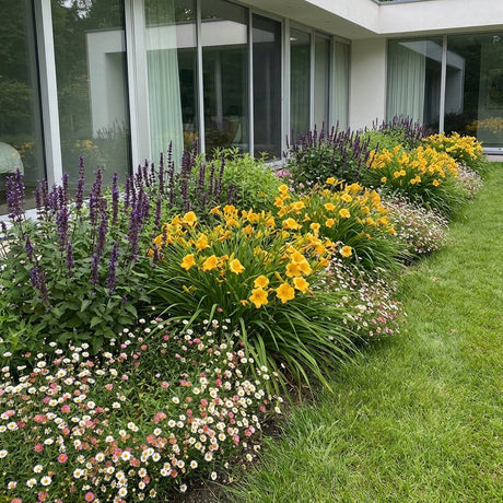 Pack Façade Plein Soleil Blanc & Jaune - 18 plantes — photo 2