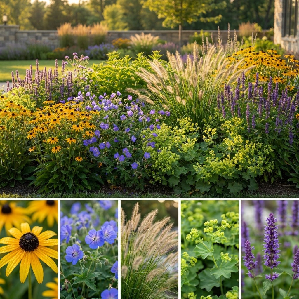 Pack Massif Plein Soleil Jaune & Bleu - 30 plantes — photo 3