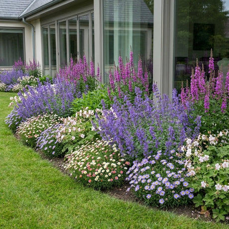 Pack Massif Plein Soleil Rose & Blanc & Violet - 30 plantes — photo 2