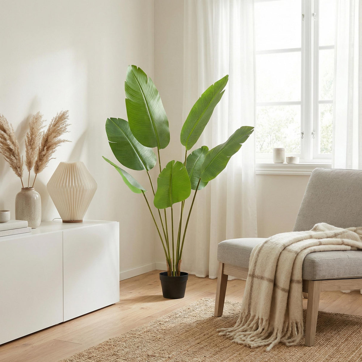 Strelitzia Nicolai plante artificielle