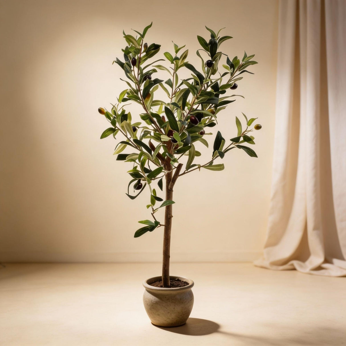 Künstlicher Olivenbaum H65cm Topf inklusive