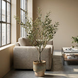 Olivier en pot UV plante artificielle