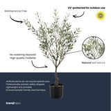 Olivier en pot UV plante artificielle