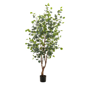 Kunstplant - Eucalyptus - Blauwe Gomboom - 140cm - 140